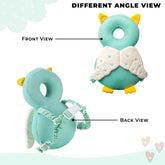 Baby Fall Back Head Protector with Adjustable Straps for Baby Head Safety (Green)